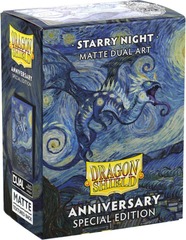 Dragon Shield - Starry Night - Standard Size - Matte Dual - 100 count - Anniversary Edition